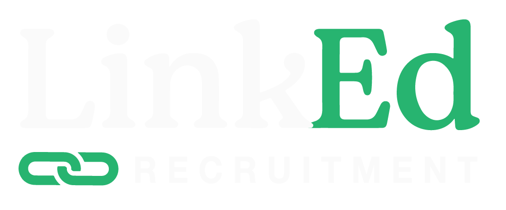 LinkEd Recruitment Inverse Logo